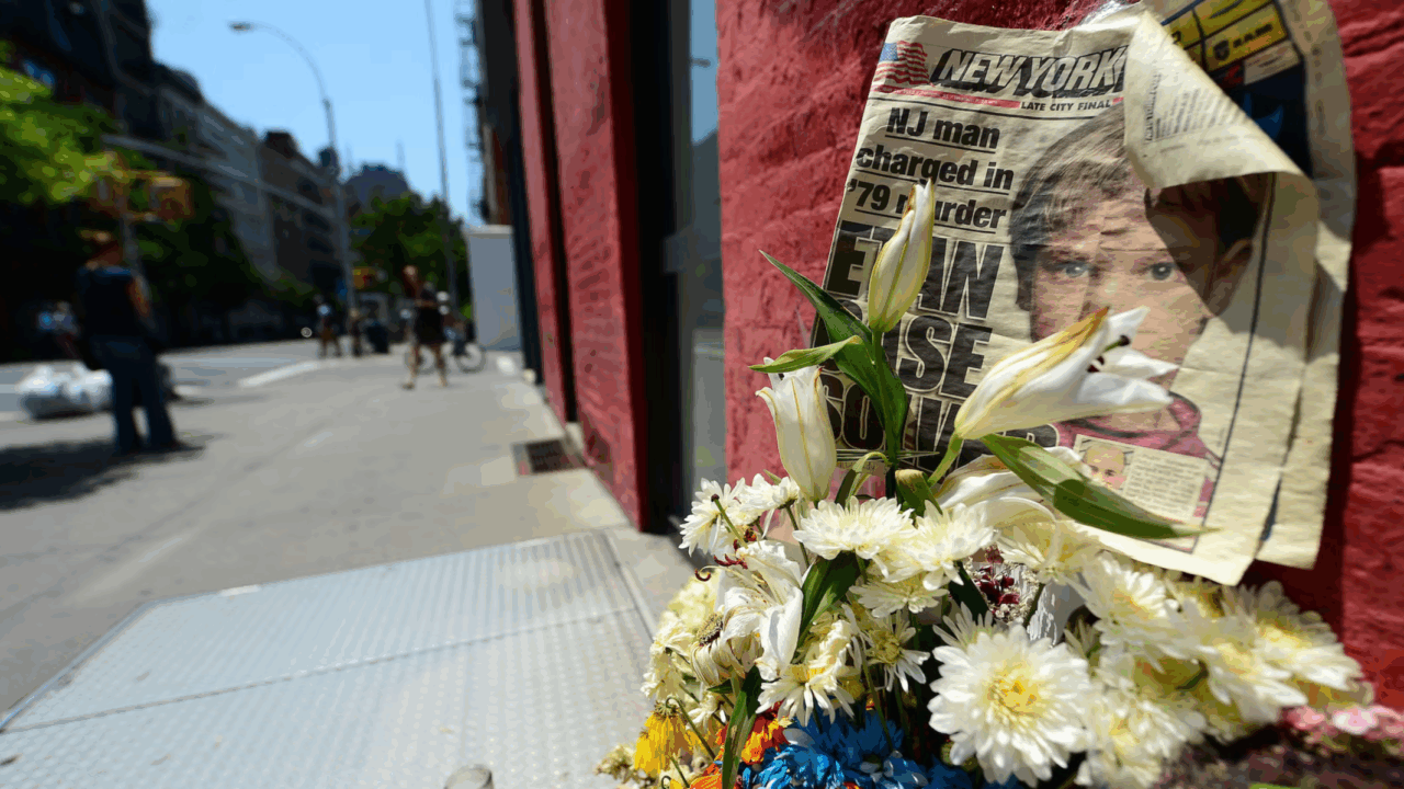 Street memorial for Etan Patz