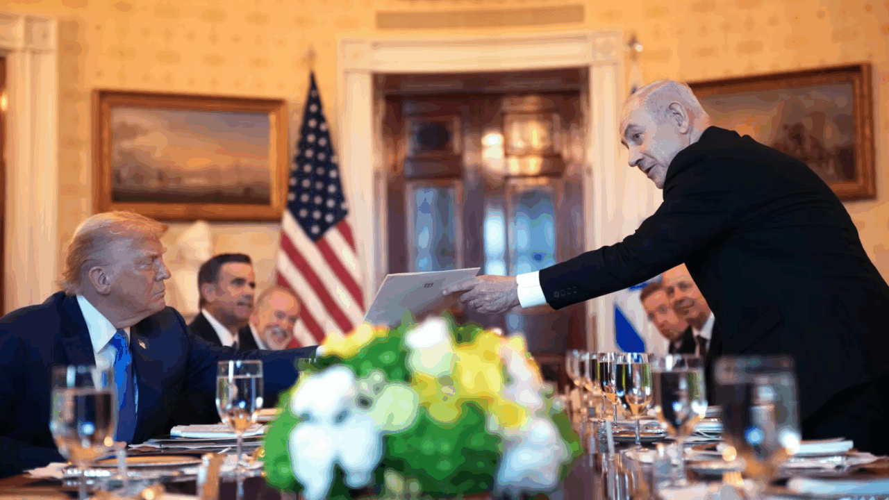 Donald Trump and Benjamin Netanyahu