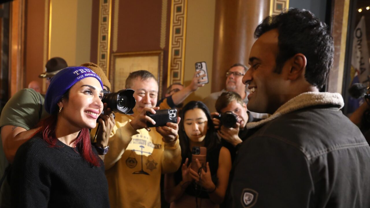 Laura Loomer and Vivek