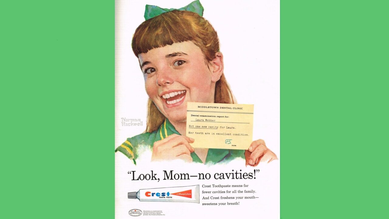 1958 Crest ad