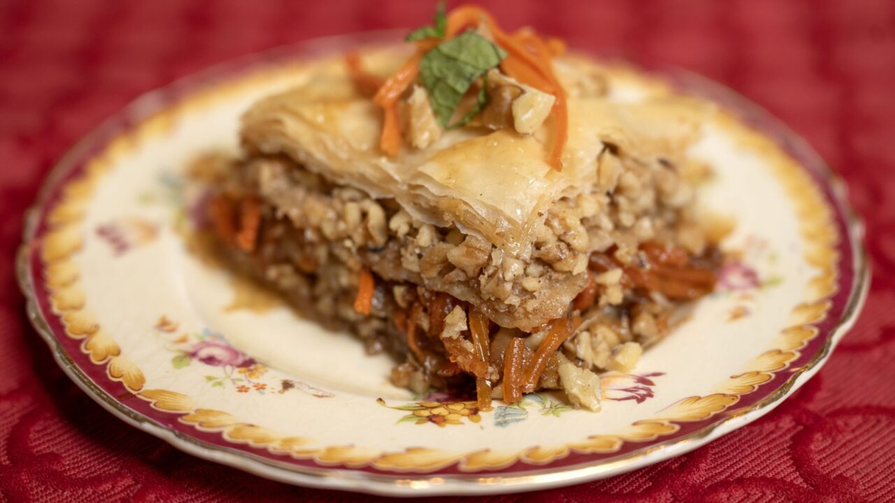 Spiced Carrot Baklava