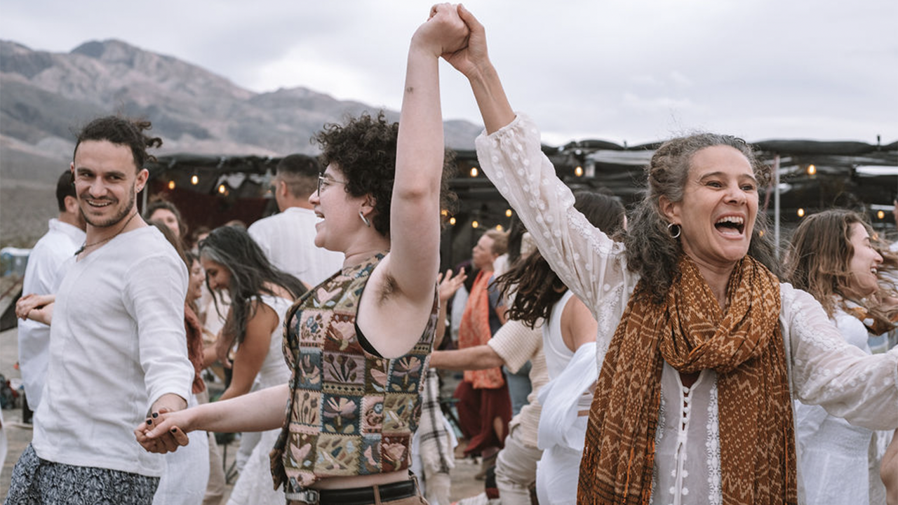 Wilderness Torah's signature programs, such as Passover in the Desert, are often characterized by an ecstatic spiritual mood. (Julia Maryanska/Courtesy Wilderness Torah)