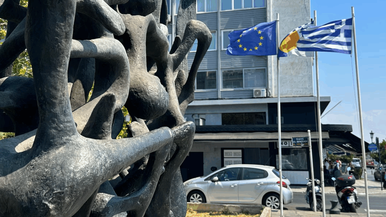 Holocaust memorial in Greece