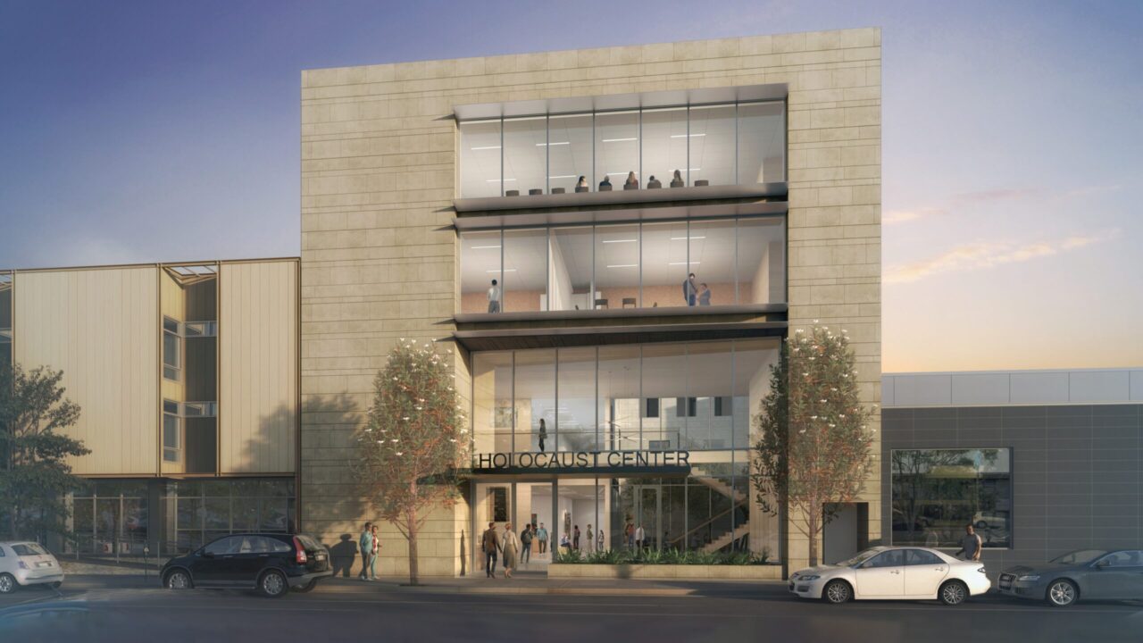 Future building for the JFCS Holocaust Center.
