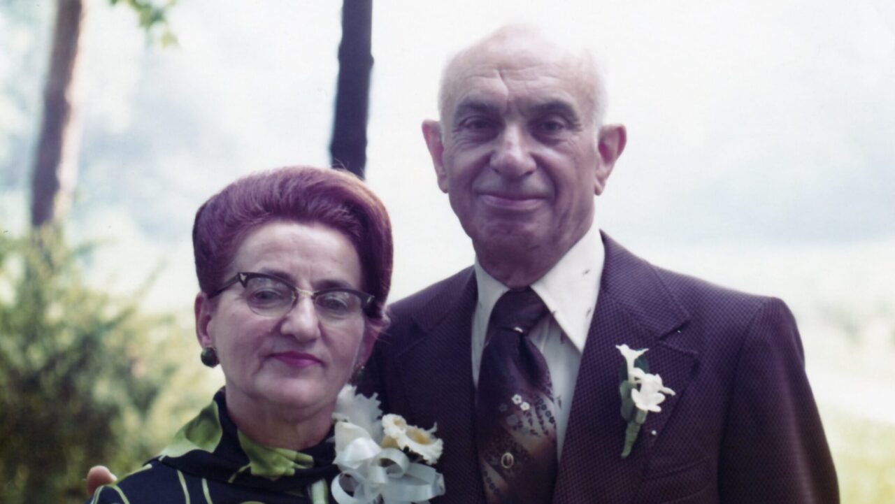 Holocaust survivors Esther and Zygmunt Binder, the author's parents, in Detroit in 1975. (Courtesy)