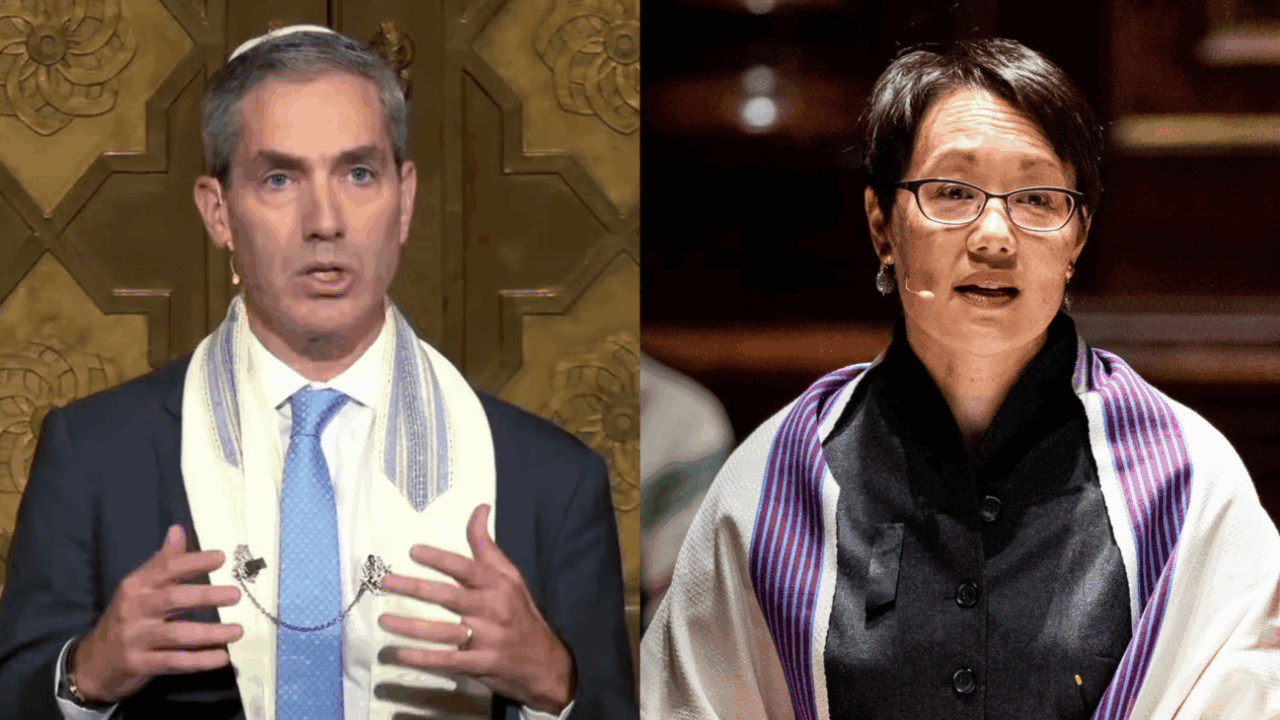 Rabbi Elliot Cosgrove and Rabbi Angela Buchdahl