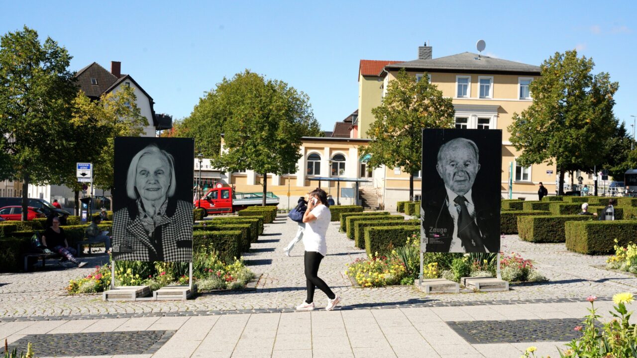 Photos of Holocaust survivors