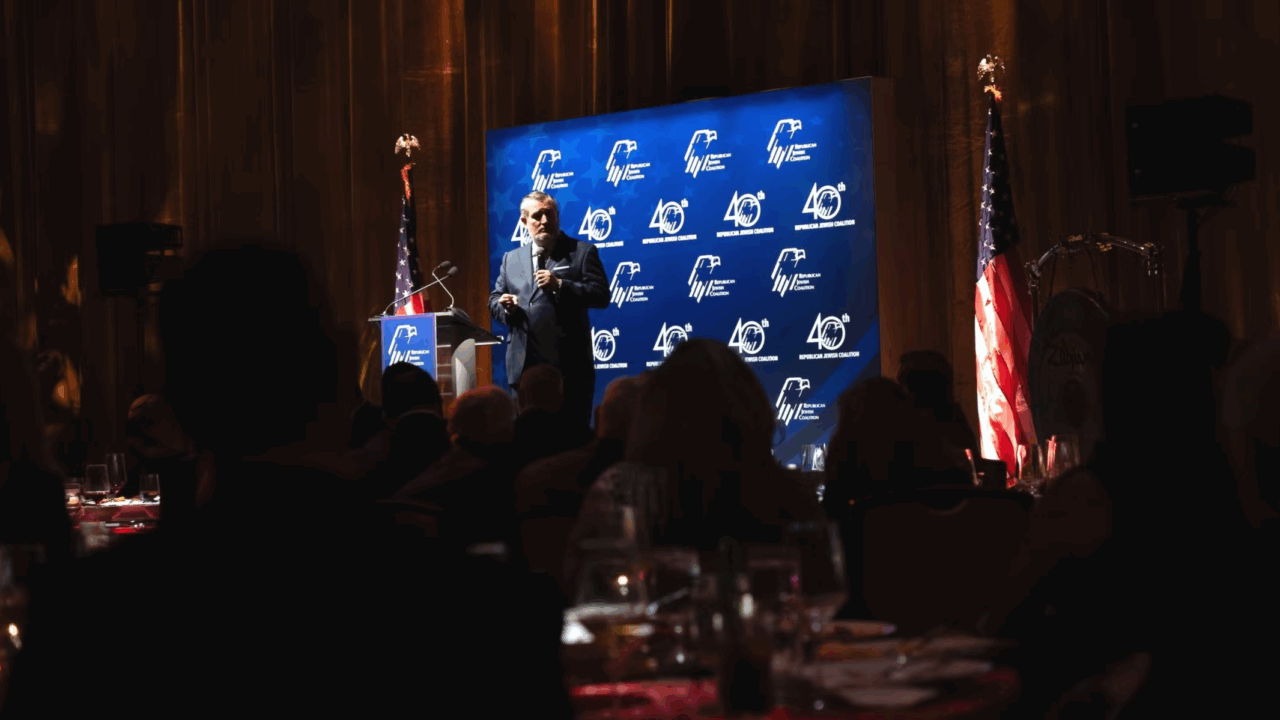 Ted Cruz speaks onstage
