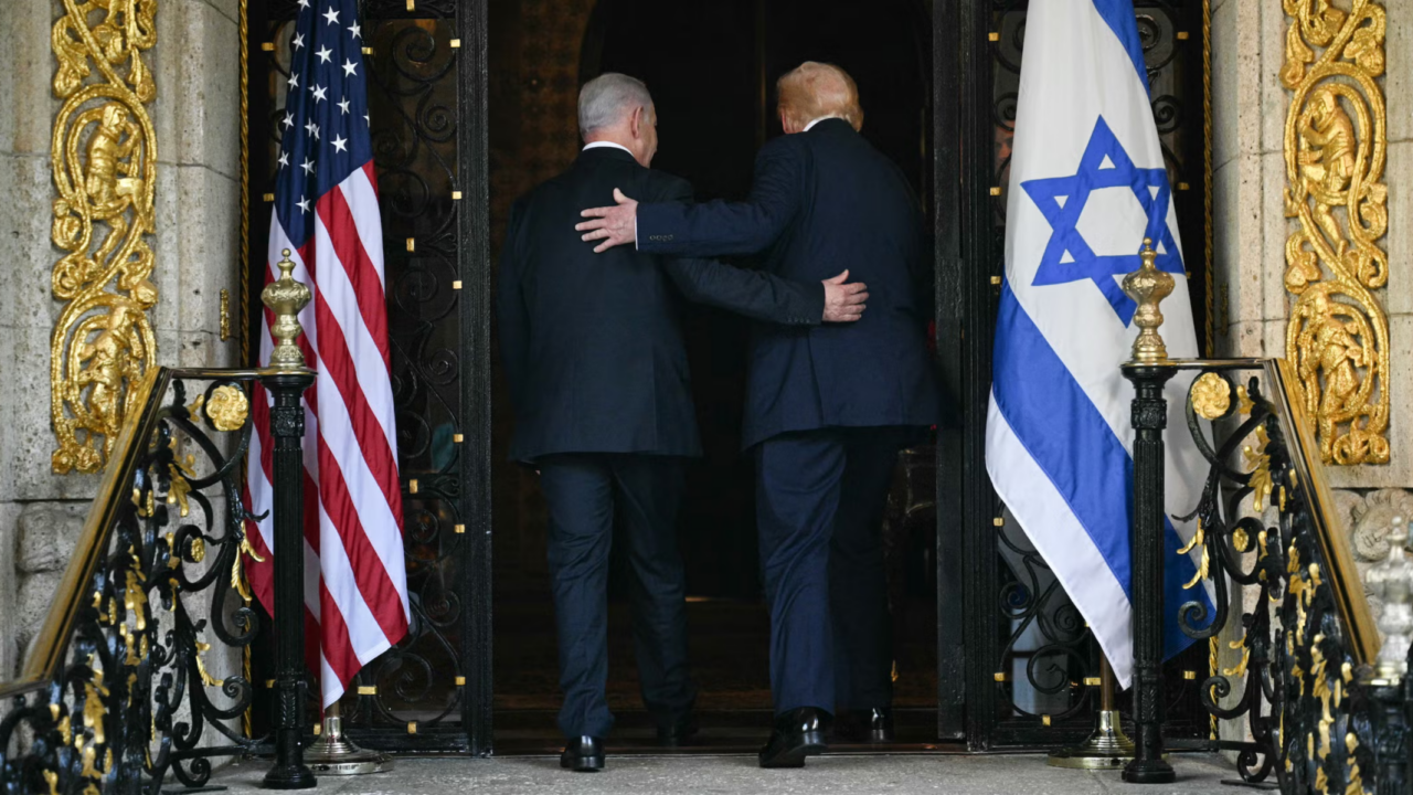 Donald Trump and Benjamin Netanyahu