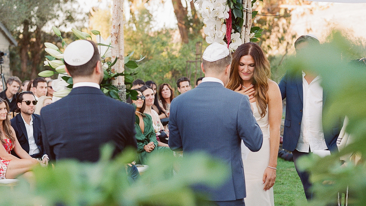 Melissa Saxe Blaustein and David Saxe asked their wedding guests to donate to four Bay Area art institutions instead of giving traditional gifts. (Courtesy Radostina Boseva)