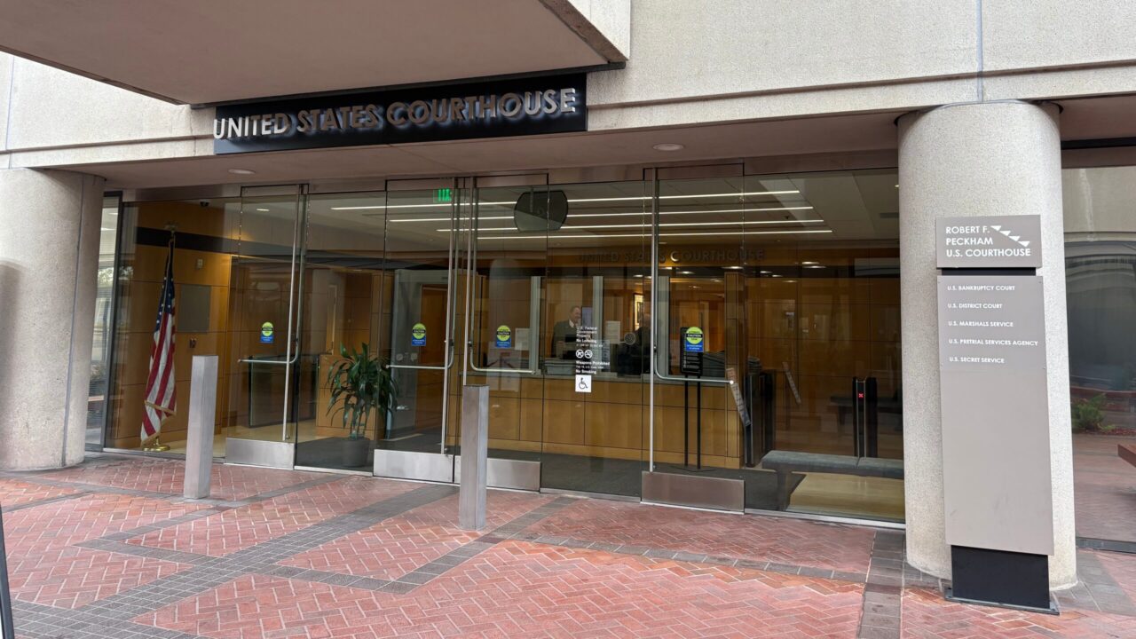 A U.S. District Court judge heard oral arguments for and against AB 715 on Dec. 17 inside the Robert F. Peckham Federal Building in San Jose. (Emma Goss/J. Staff)