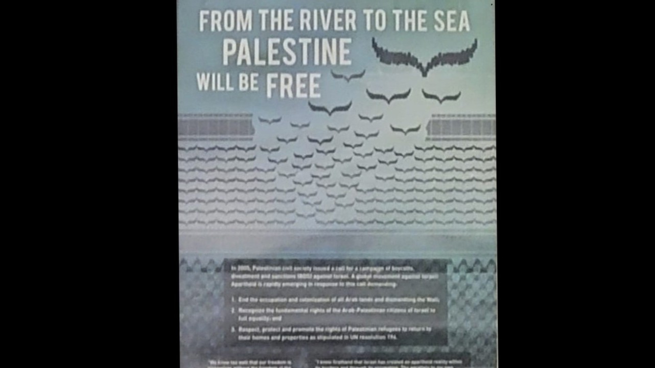 A version of this poster hung outside the classroom of a Montera Middle School teacher.