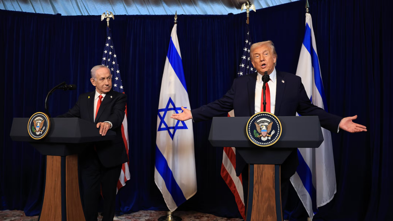 Donald Trump and Benjamin Netanyahu