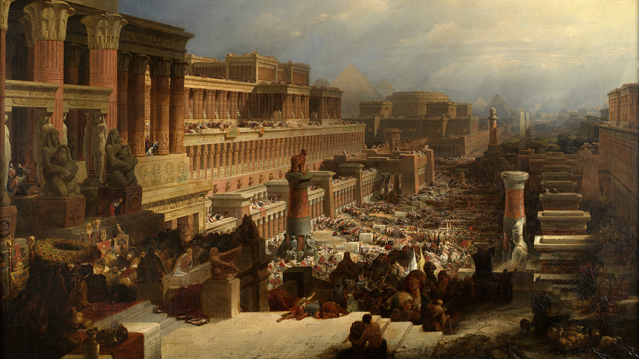"The Departure of the Israelites," 1829 by David Roberts