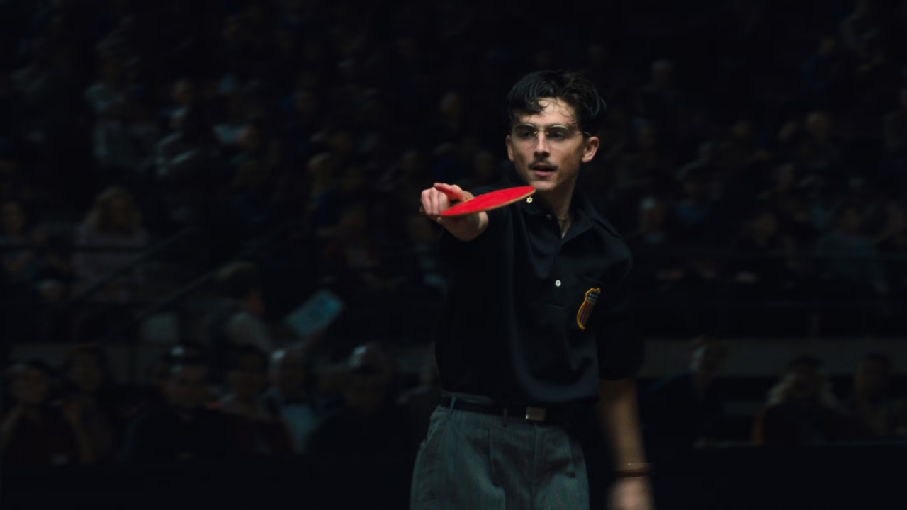 Timothée Chalamet in "Marty Supreme"