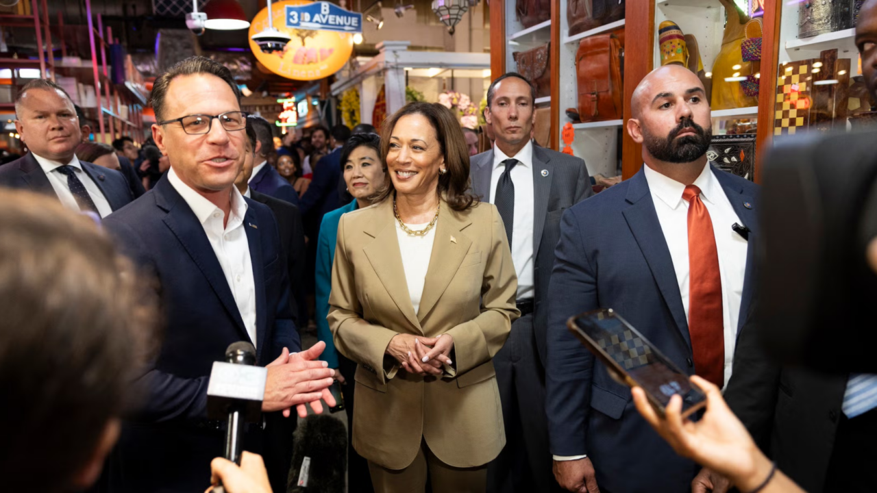 Kamala Harris and Josh Shapiro