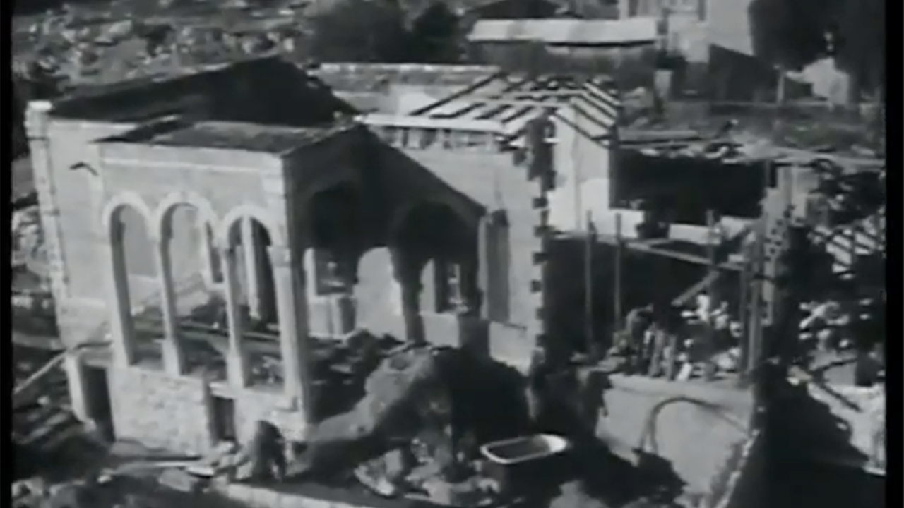 This is the titular home of Amos Gitai's seminal 1980 documentary "House." (Screenshot)