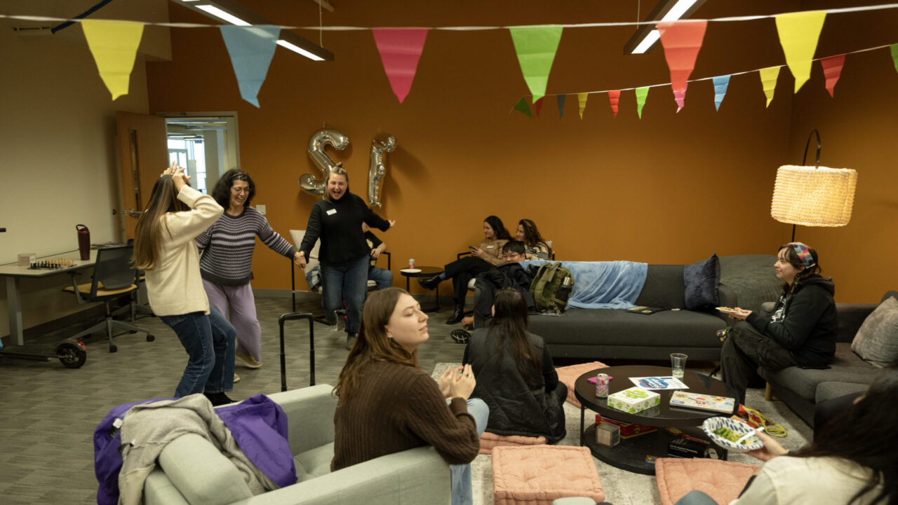 Interior of SFSU library