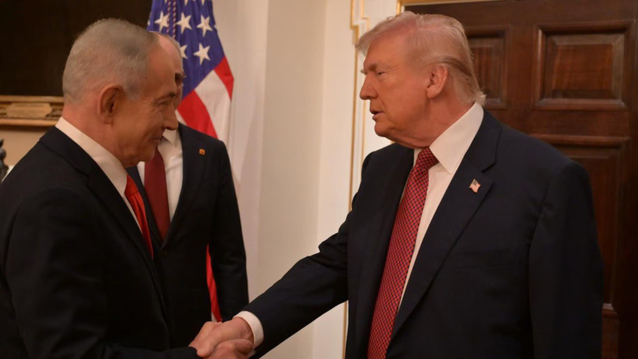 Donald Trump and Benjamin Netanyahu