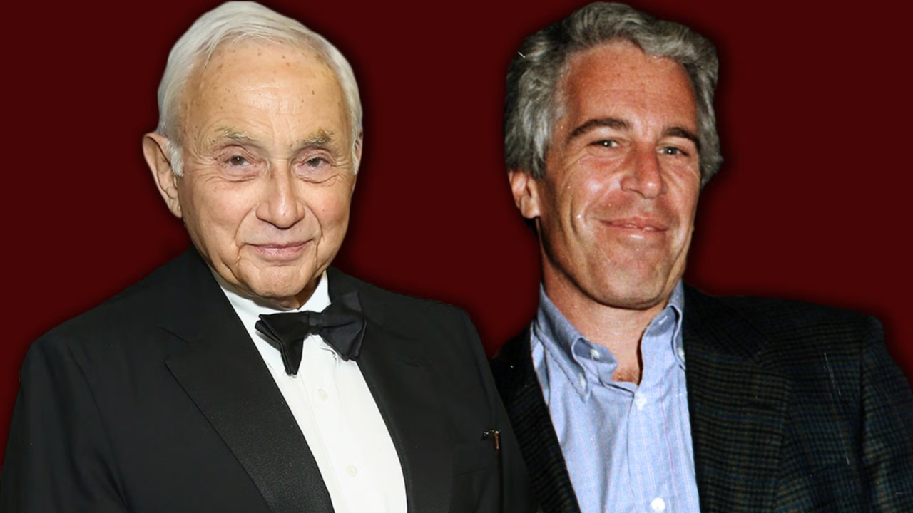 Leslie Wexner, left, and Jeffrey Epstein