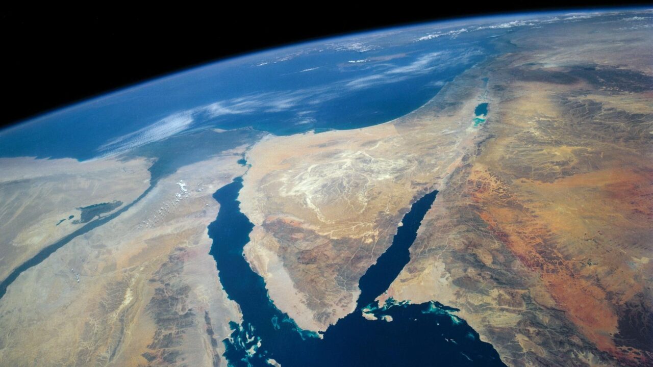 NASA image of Sinai Peninsula