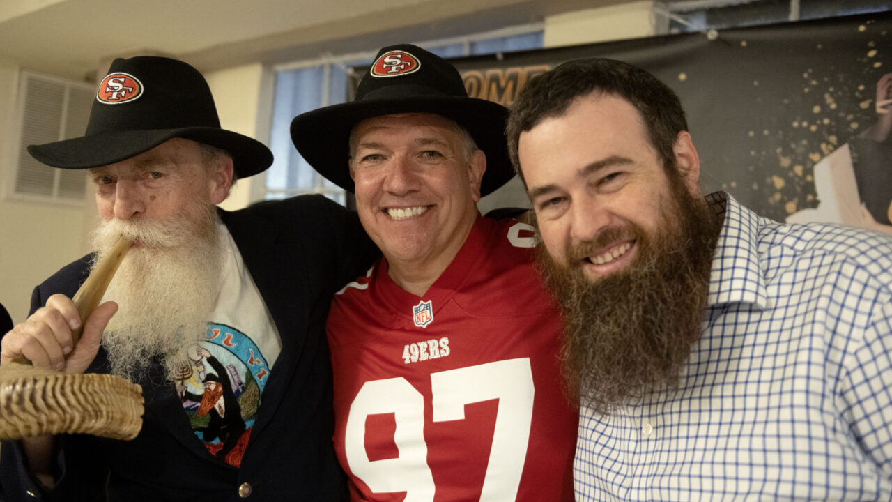 Three men