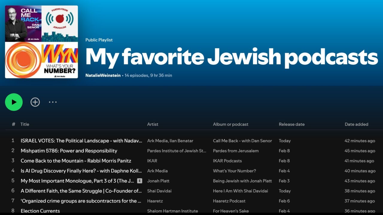These are the latest episodes of some of my favorite podcasts. (Screenshot)