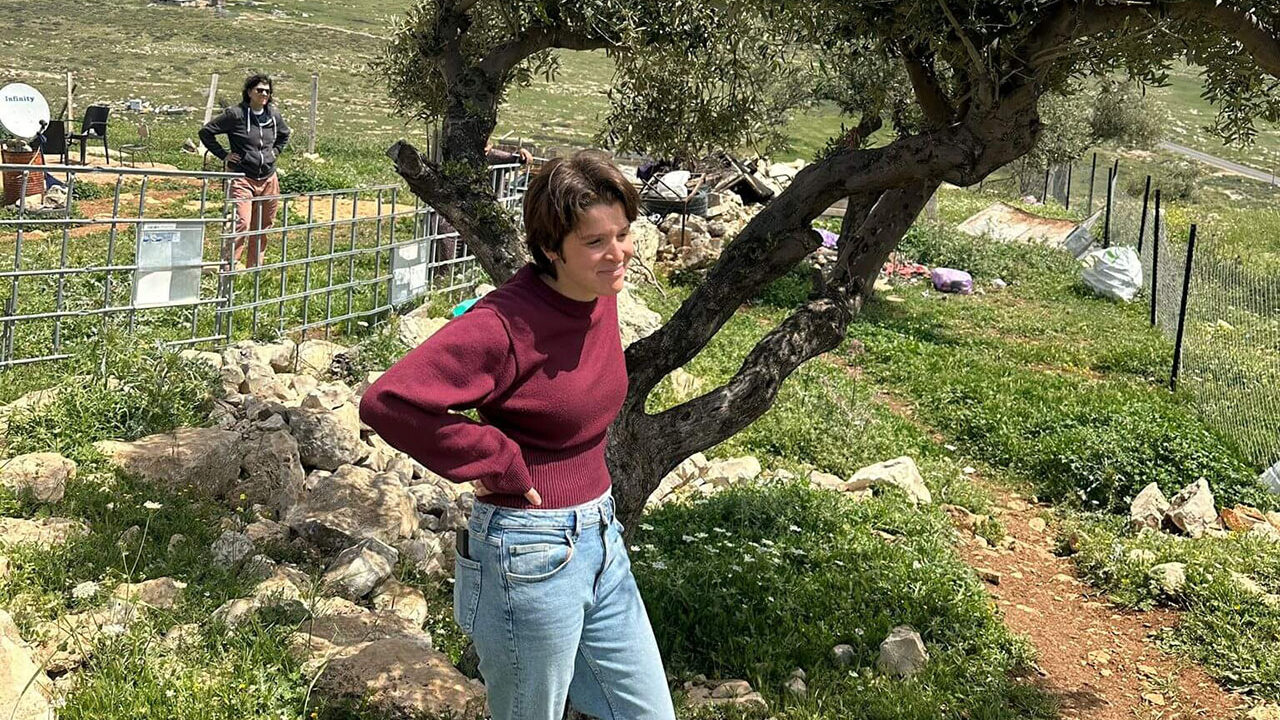 Torat Zedek volunteer Yael Rosmarin (Courtesy of Herd of Justice)