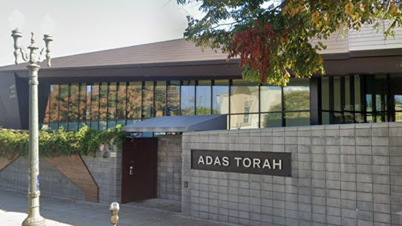Adas Torah synagogue in Los Angeles, California. (Google Streetview)