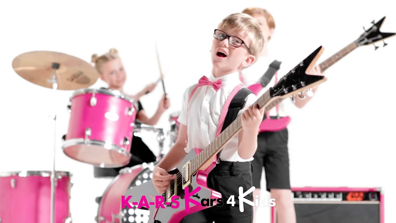 Screenshot from an ad for Kars4Kids. (YouTube)