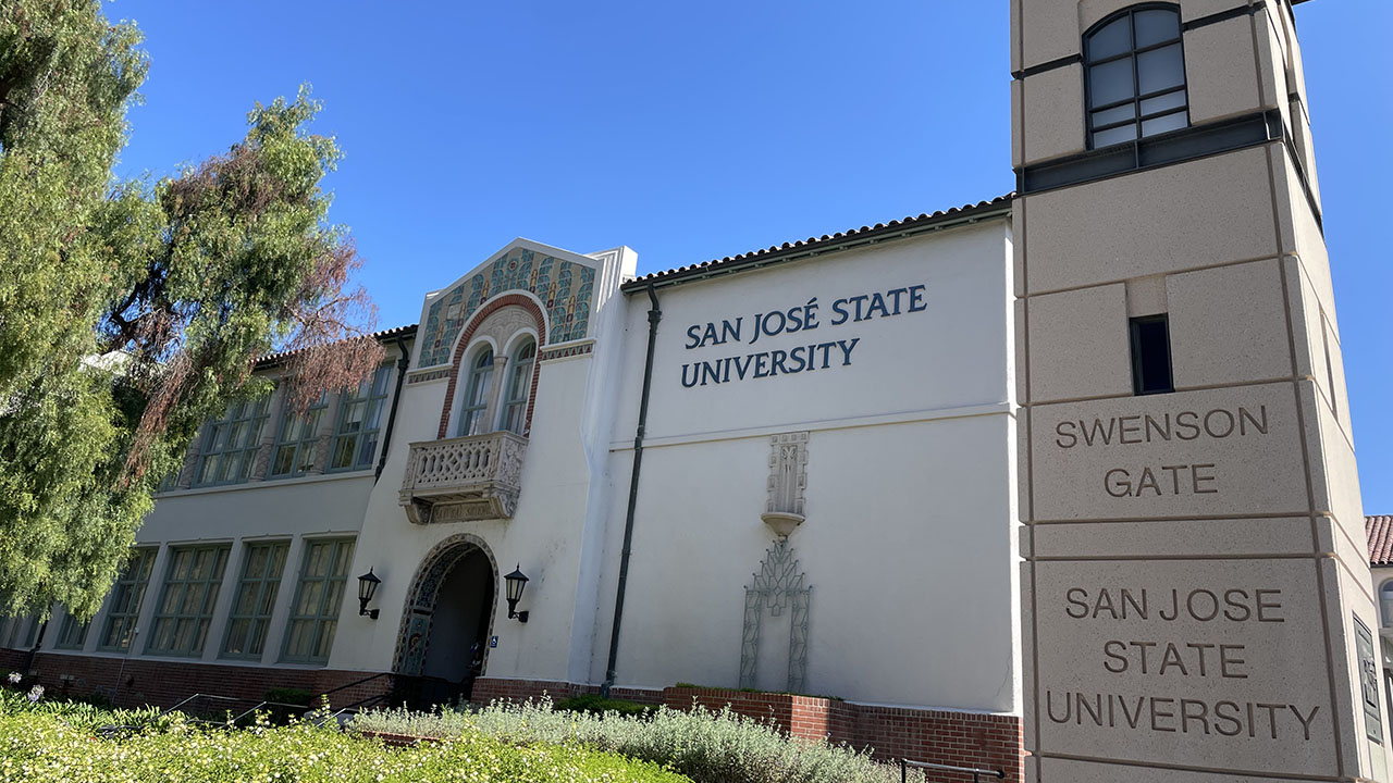 The Swenson Gate at San José State University. (Naoto Sato via Flickr)