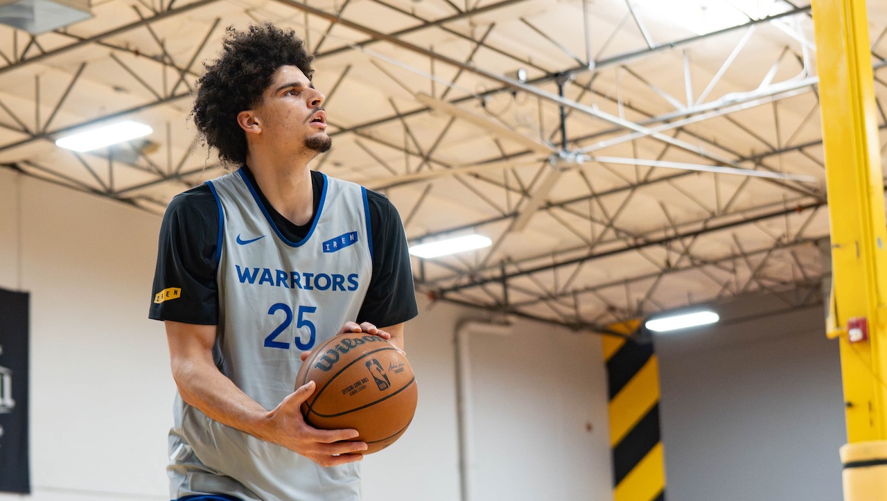 Lajae Jones, a rookie with the Golden State Warriors, is one of five Jewish players in the NBA. (Golden State Warriors)