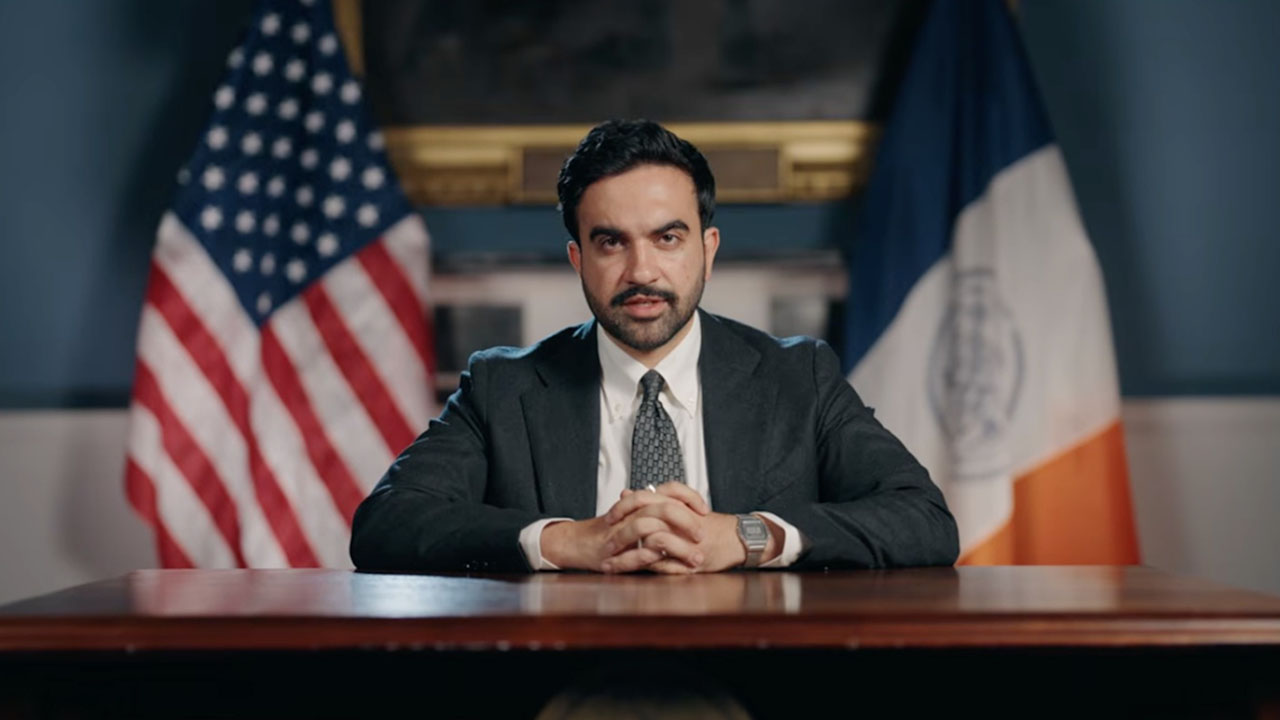New York City Mayor Zohran Mamdani delivers an address calling Israeli Prime Minister Benjamin Netanyahu, while admitting the city does not have the legal authority to arrest him. (NYC Mayor's Office)